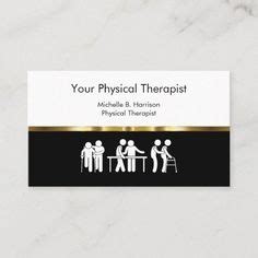 physical therapist business card ideas.